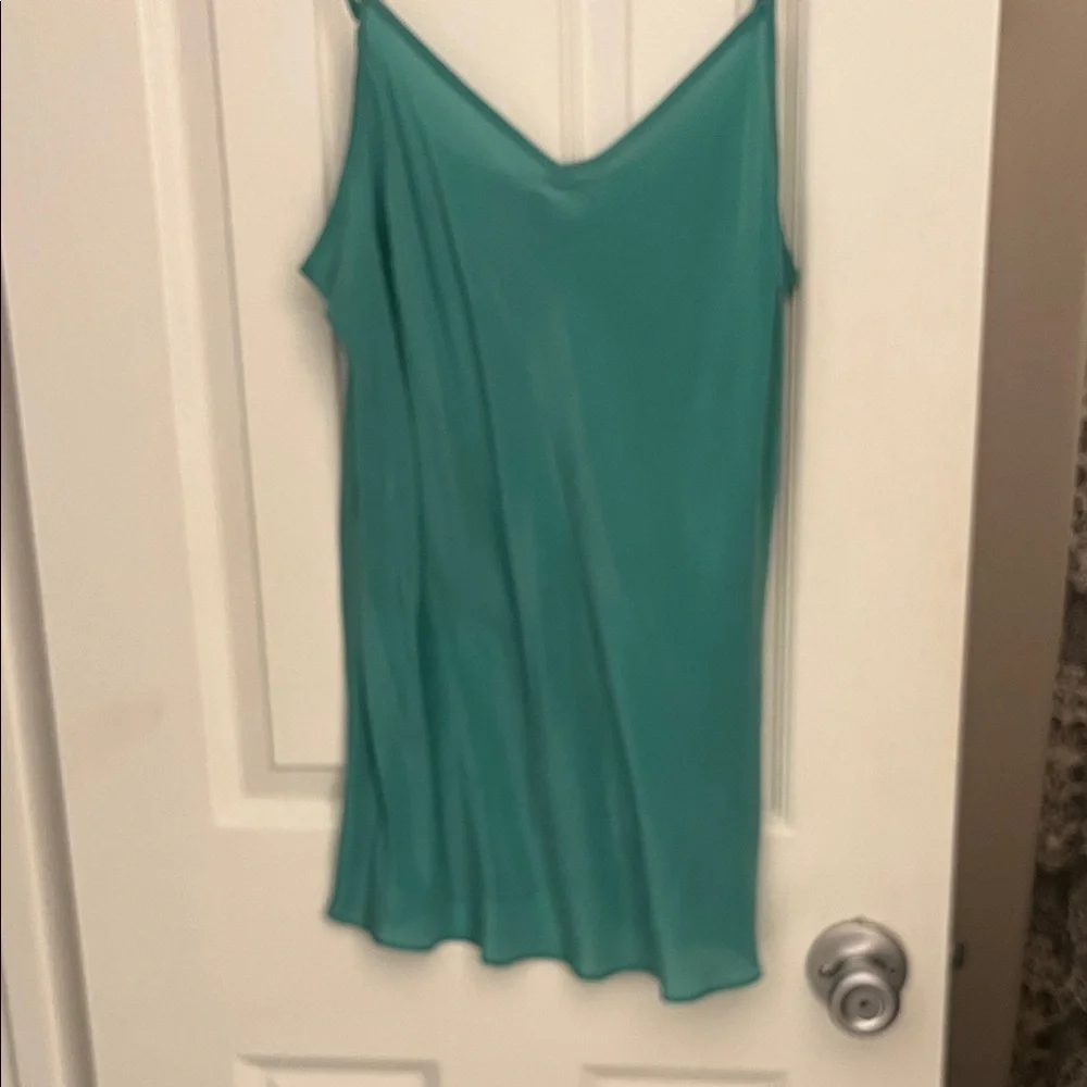J. Crew Silk Teal Camisole Top - Picture 1 of 8